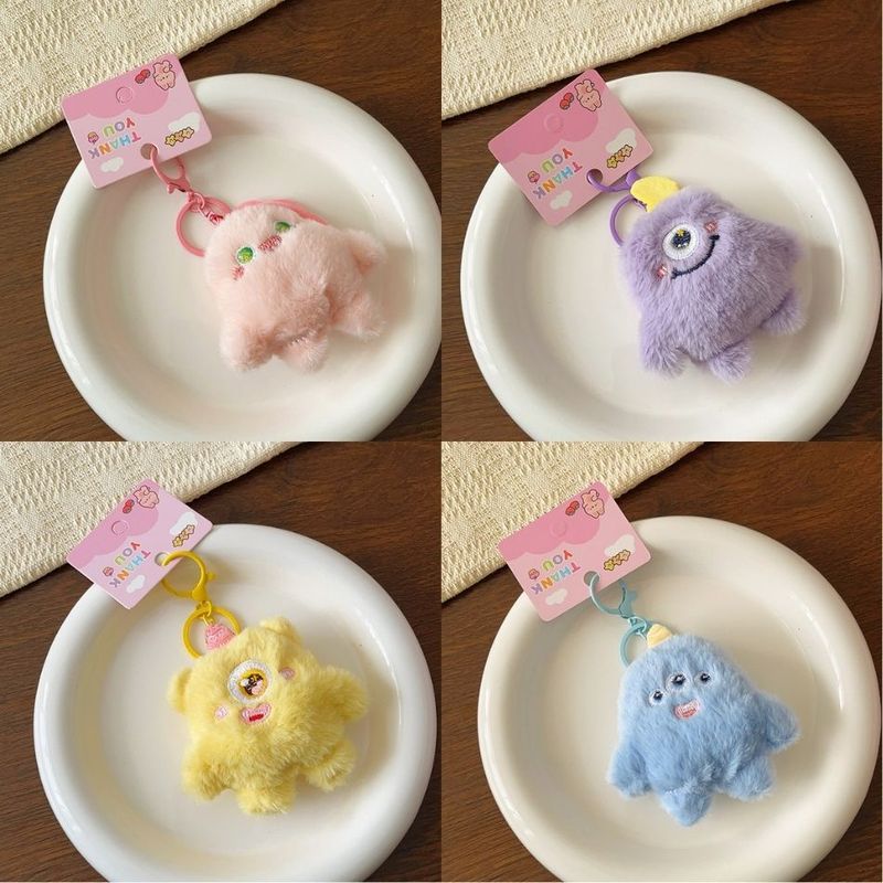 少女漫画かわいいモンスターぬいぐるみストラップ人形バッグキーホルダーアクセサリー精品店|undefined