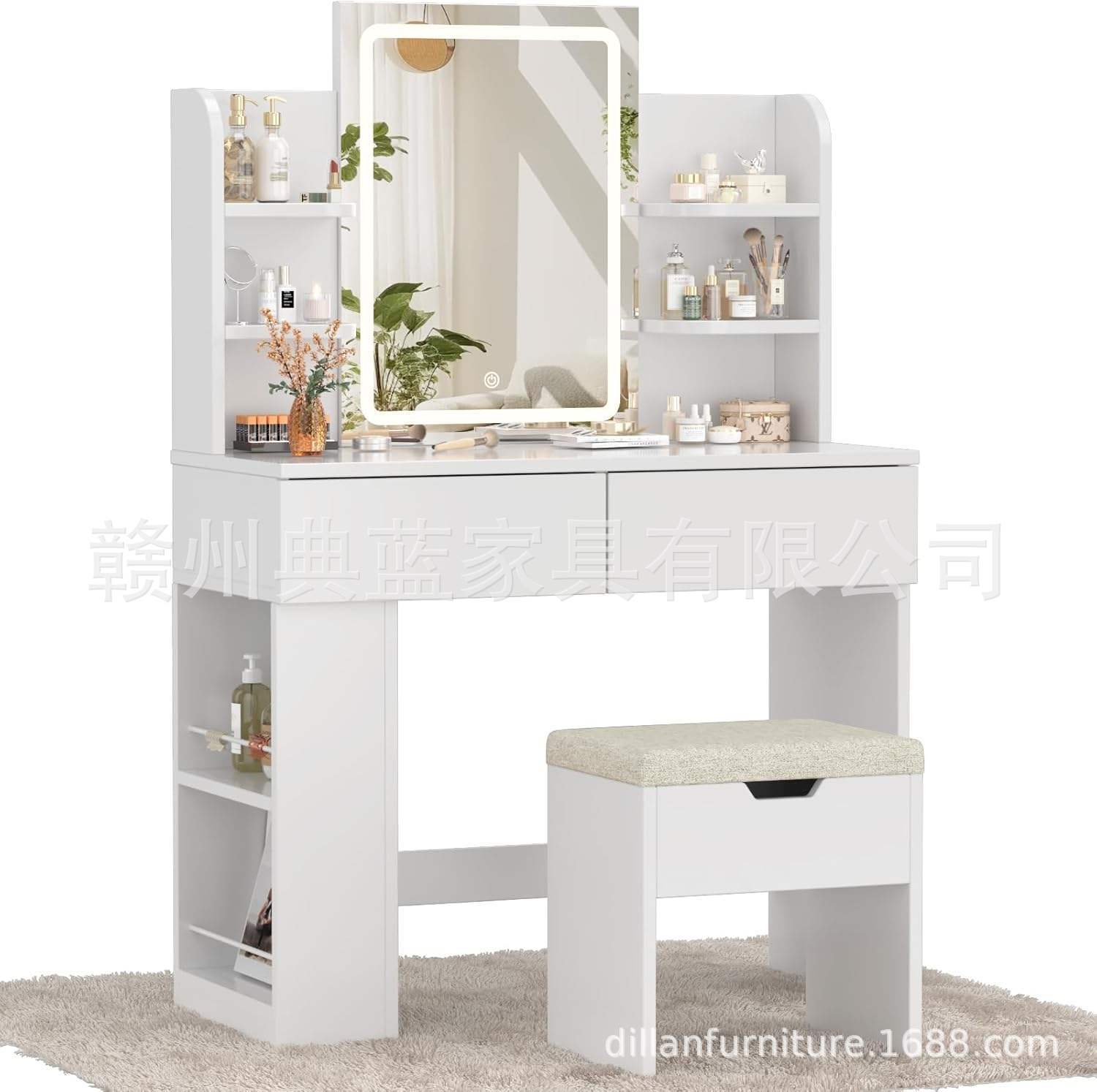 Comercio exterior transfronterizo mesa de maquillaje de estilo europeo dormitorio simple moderno mesas de maquillaje mesas de maquillaje mesas de maquillaje