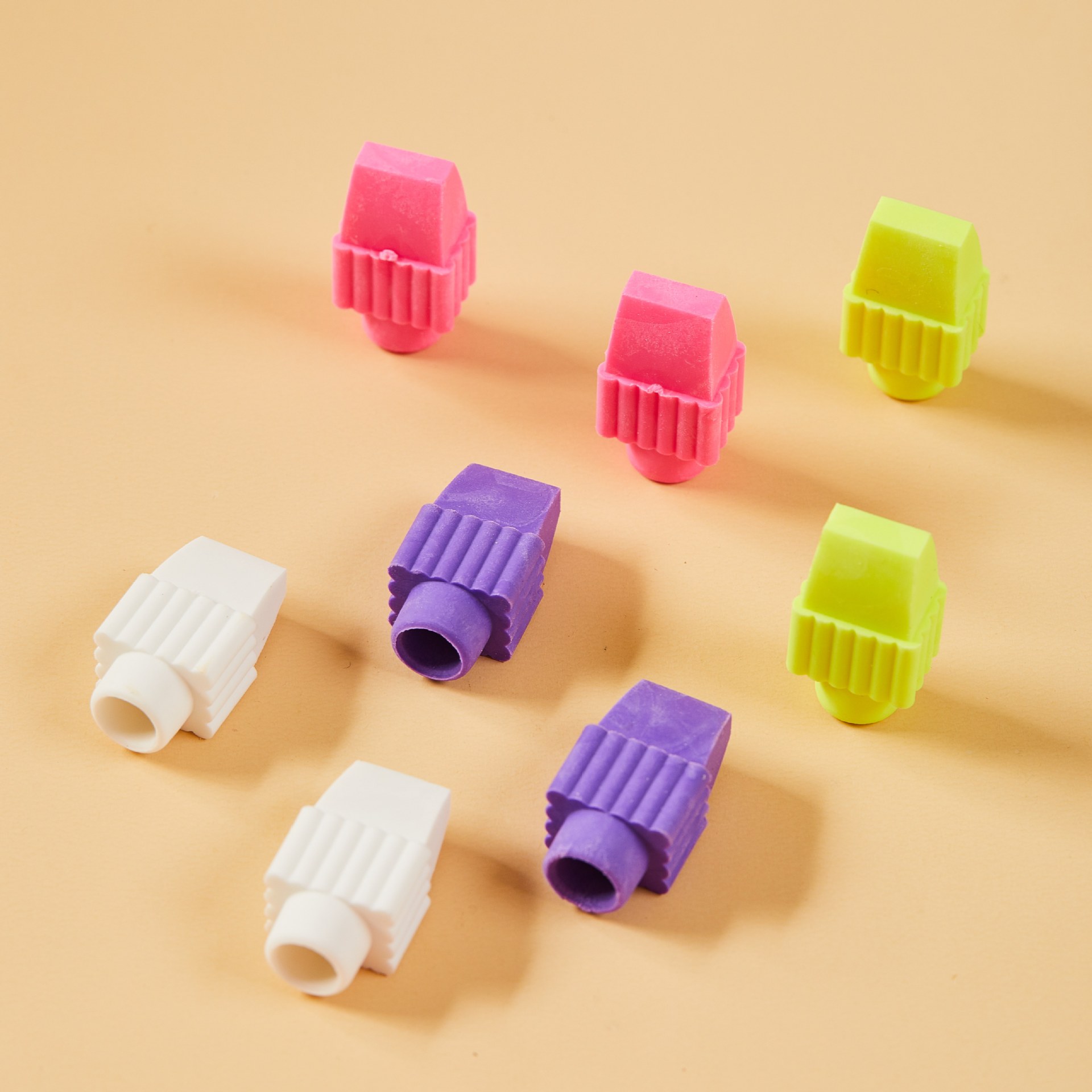 Cabeza de borracha de lápiz con antorcha reemplaza la cubierta de goma en el lápiz con cabeza de borracha desmontable