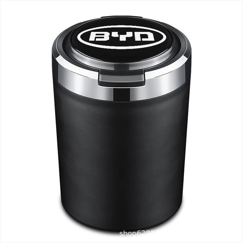 with Metal | Shangchuang Car ashtray - noble-black-byd-metal-liner
