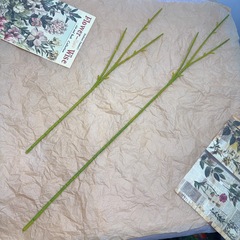 3叉洋牡丹62/42cm人造花仿真假花杆塑料洋甘菊波斯菊香皂花托玫瑰