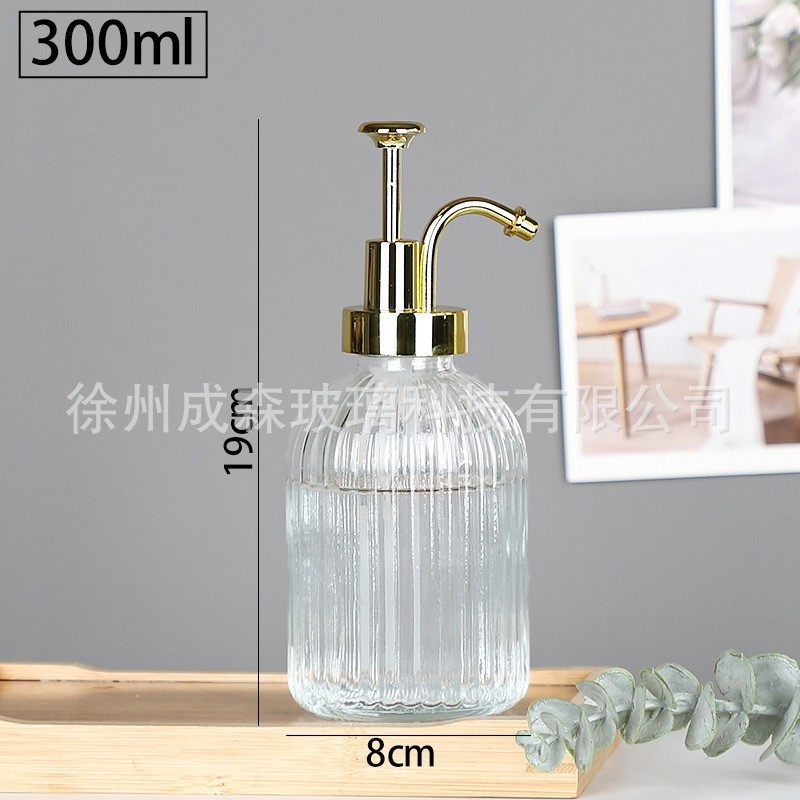 300ml de estampado vertical; cabeza de bomba Chapada en oro eléctrico