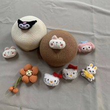 儿童钱包批发卡通大混合小号圆形草编包包草莓小熊女童男童小包包