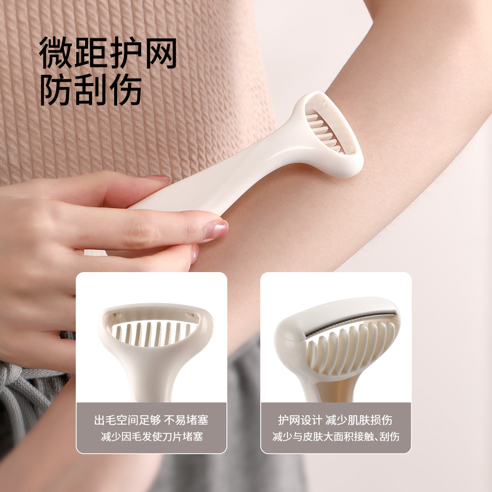FaSoLa Shave knife for women shaving hair removal knife for armpit hair ladies manual shaving knife for private parts vaginal shaving hair removal knife 3