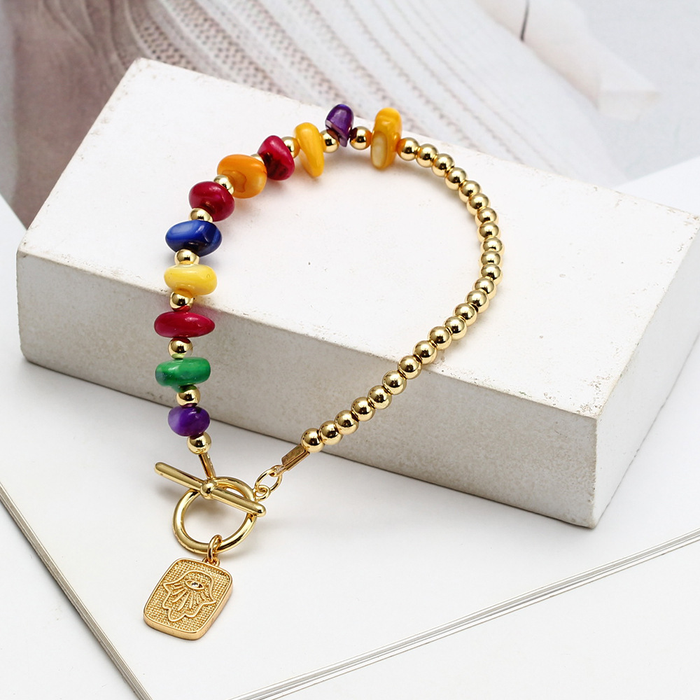 15g Weight Bracelets Classification 1 Piece Quantity Daily Occasion Copper Material Eye Pattern Unisex Gender Plating Design Fashion Style Fashion Eye Copper Plating Bracelets 1 Piece 7