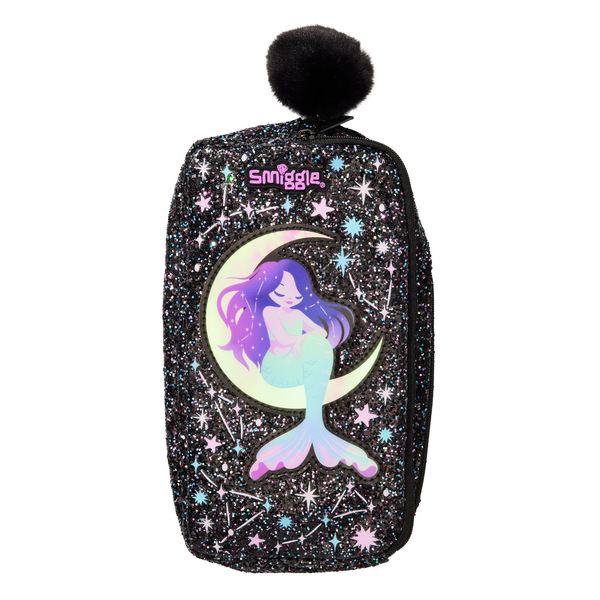Double-layer capacious cartoon pencil case for students