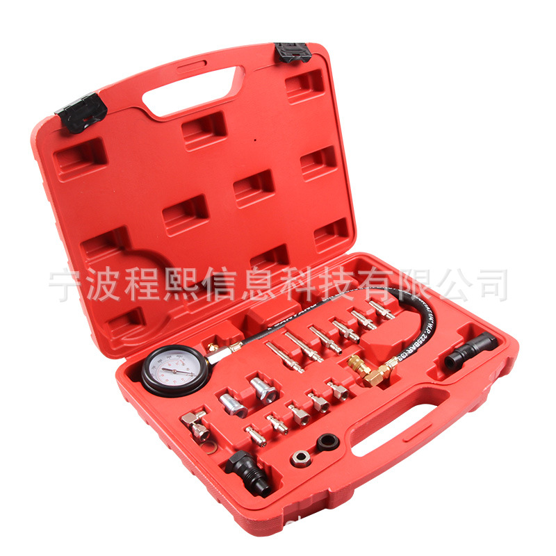 汽车20件套柴油汽车气缸压力表  压力表工具 汽车压力检测工具