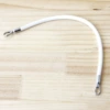 Silver, white, 40 cm