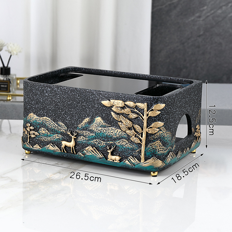 Black small pine deer single layer