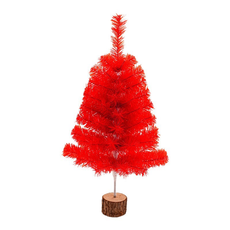 Amazon限定 クリスマスツリー ミニデスクトップオーナメント 45-60CM ピンク ブルー レッド クリスマスツリー|undefined