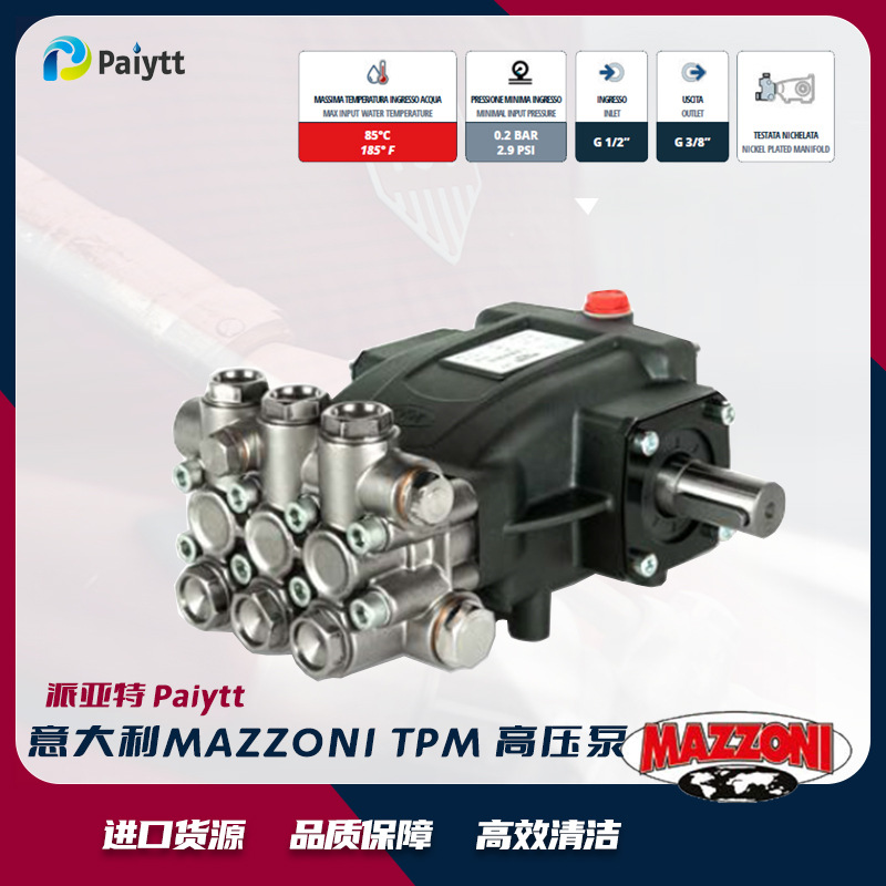 意大利进口 MAZZONI工业泵 TMM(HIGH TEMPERATURE)MMD系列 热水泵
