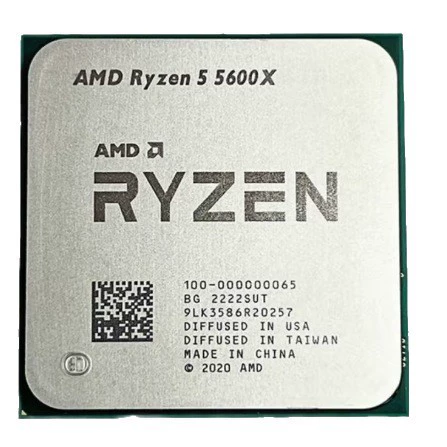 AMD [Ryzen, 6 ядер / 12 потоков, настольный процессор R5 5600X, без упаковки]