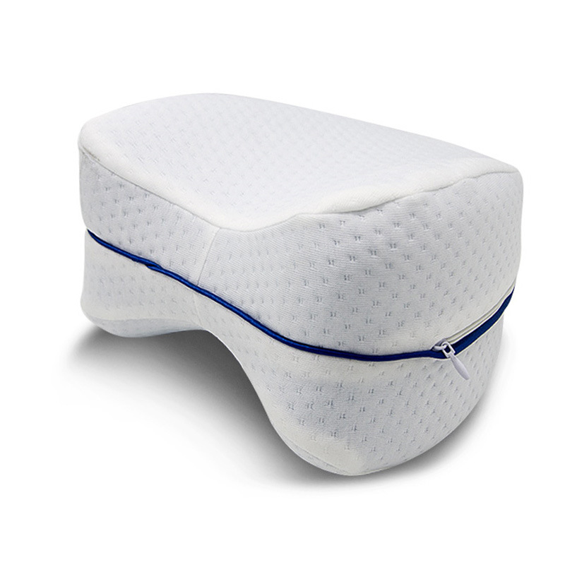Almohadilla de pie de espuma de memoria clip de pierna almohada en forma de corazón almohada de pierna que forma rebote lento lado almohada para dormir mujeres embarazadas cojín de pierna almohada transfronteriza