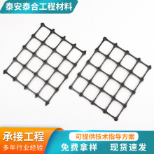矿用阻燃塑料拉伸双向复合格栅GSGS100-100路基加筋双向土工格栅