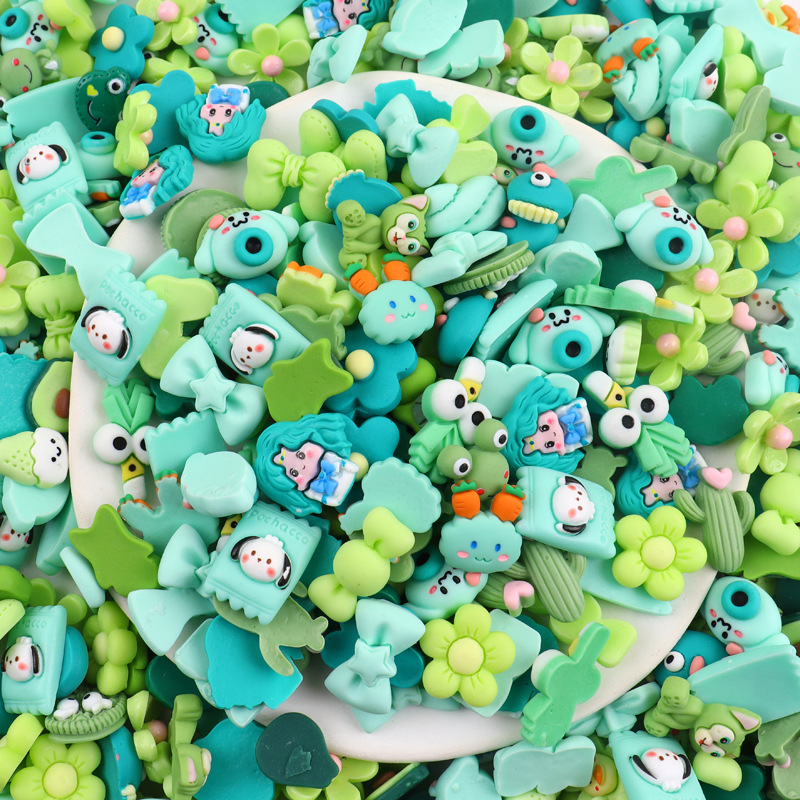 Accesorios de resina mixta suerte bolsa hecha a mano DIY teléfono móvil Shell parche comida y jugar accesorios de dibujos animados material de fábrica al por mayor