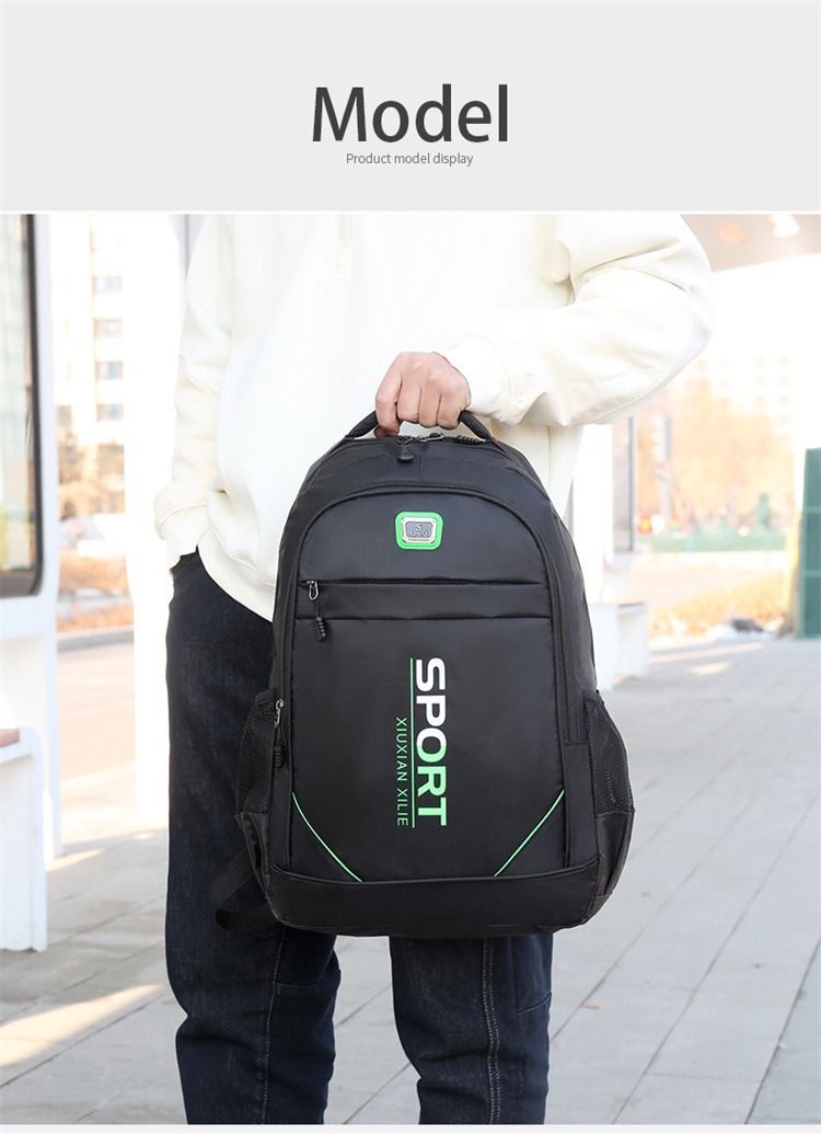 Men's high-end backpack, business computer bag, outdoor hiking bag, schoolbag, large-capacity USB computer bag undefined