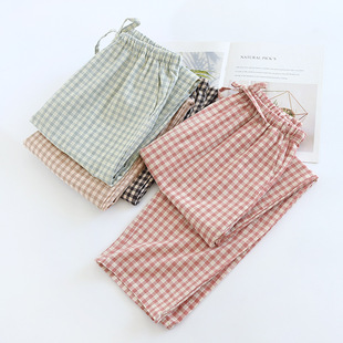 Cotton thin spring summer trousers for leisure, oversize