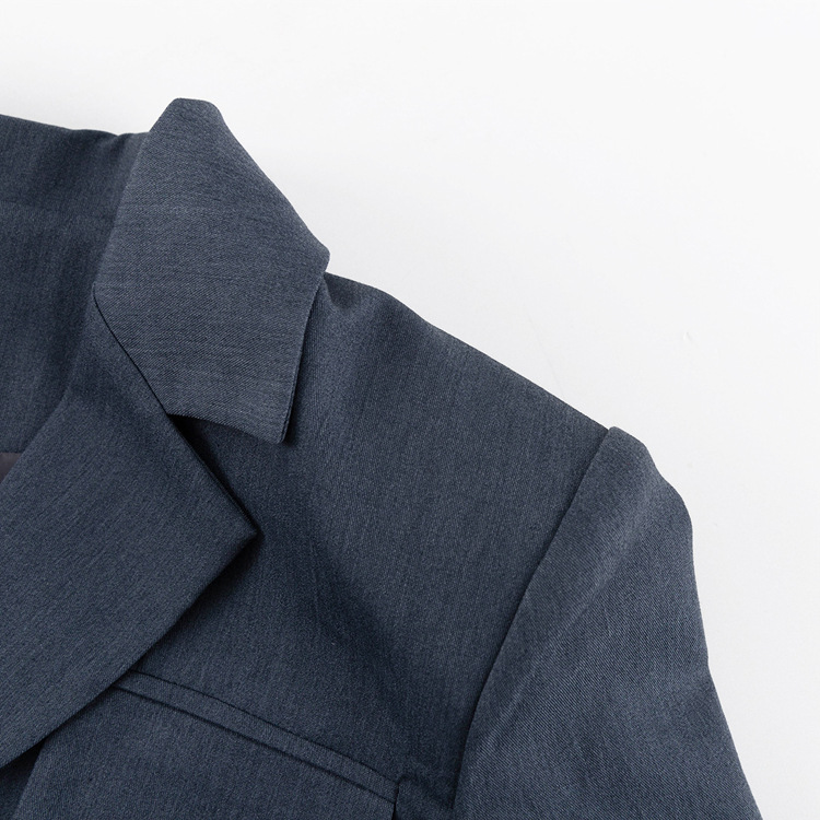 Women Clothing Spring High Sense Collared Waist Tight Blazer Casual Trousers Suit Suit