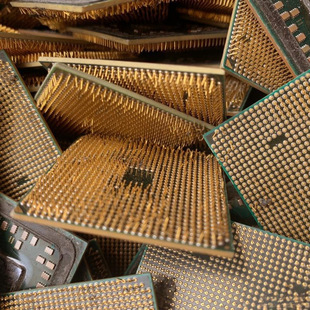 Refining Electronic Waste Gold-Plated Electronic Component Waste Pins Waste Cpu Material Gold-Plated Gold Components