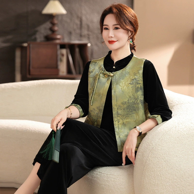 Маленькая мама весенний новый китайский костюм новый иностранный стиль