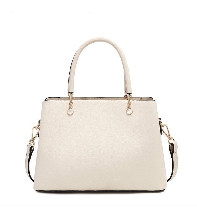 Zipper Closure Type Single Shoulder Strap Strap Type Women's Medium Pu Leather Solid Color Elegant Vintage Style Square Zipper Handbag
