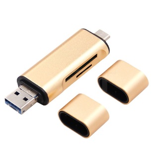 TYPE-C3.1 all-in-one card reader aluminum alloy SD/TF multifunctional five-in-one type-c phone otg