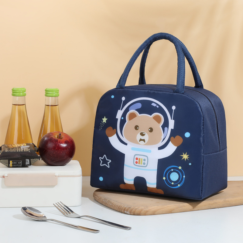 Nueva bolsa de almuerzo bolsa de almuerzo de dibujos animados bolsa de almuerzo portátil con comida bolsa de almuerzo para ir al trabajo bolsa de aislamiento escolar viaje al aire libre hielo me
