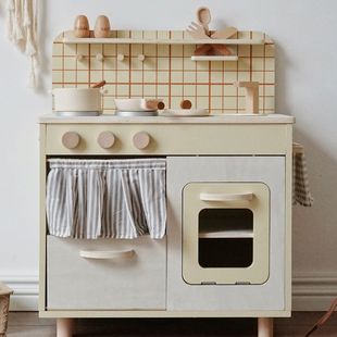 Экспорт внешней торговли ins Детская деревянная имитация кухня игрушки для мальчиков и девочек готовить домашние игры трансграничная бесплатная доставка