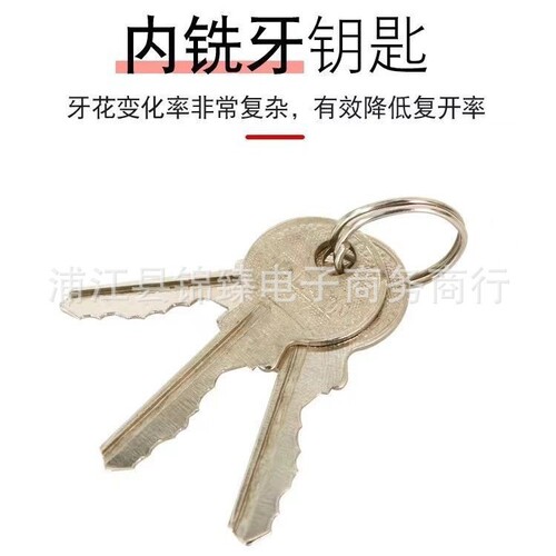 One-word gray iron padlock small lock drawer lock cabinet lock padlock dormitory door lock factory wholesale safety certification