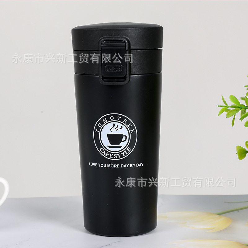 高颜值304不锈钢二代咖啡杯便携式保温杯创意简约车载水杯新批发|undefined