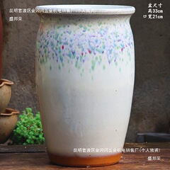 手作りの簡単なヨーロッパ式の粗い陶の古い杭の陶缶の通気性の紫砂の多肉の植木鉢の家庭用の三角梅の月季の蘭の植木鉢
