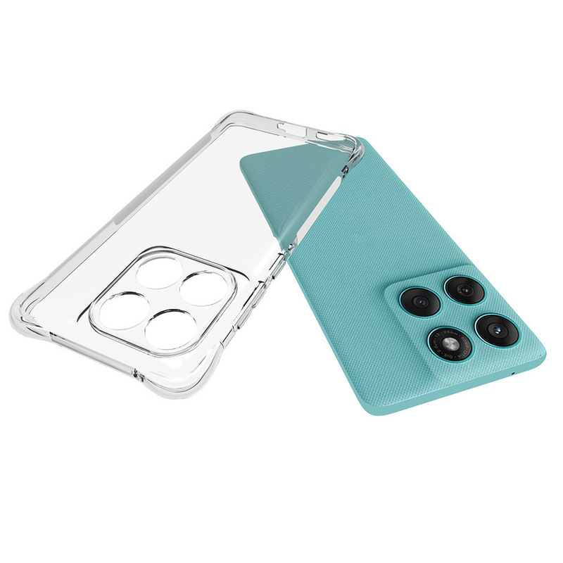Cross-Border Applicable Moto Edge70 Pro Transparent Phone Case Edge 60Fusion Airbag Protective Cover G66