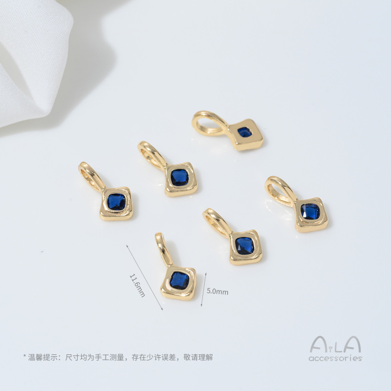 14K 電気メッキリアルゴールド象嵌ジルコニウム 12 誕生石ペンダントネックレスブレスレットブレスレットクリスタル diy ビーズアクセサリー材料|undefined