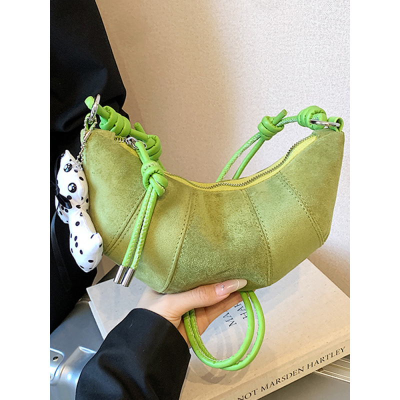 2026 New Fashion Horn-Shaped Bag for Women, French-Style Niche Shoulder Bag, Stylish Crossbody Bag, High-Value Crescent Bag