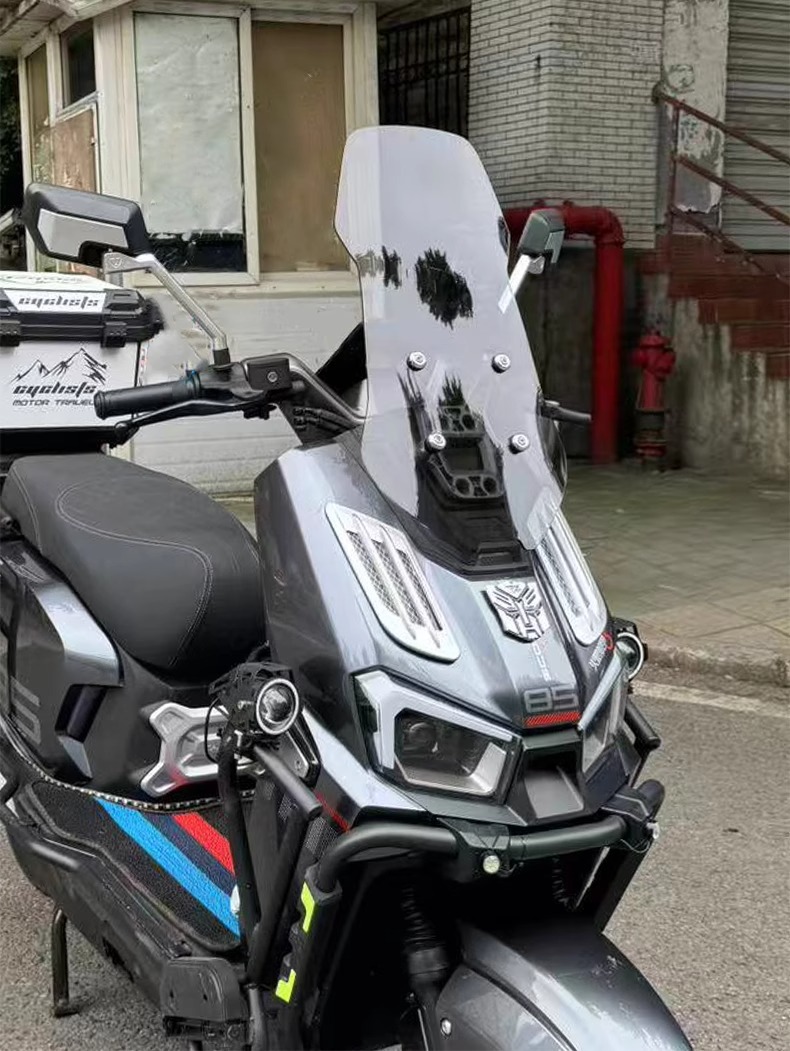 Suitable for Taoling Fengshen Fire Eye Mecha 3 Special Modified Heightening Front Windshield Accessories Windshield Glass Chest Protector