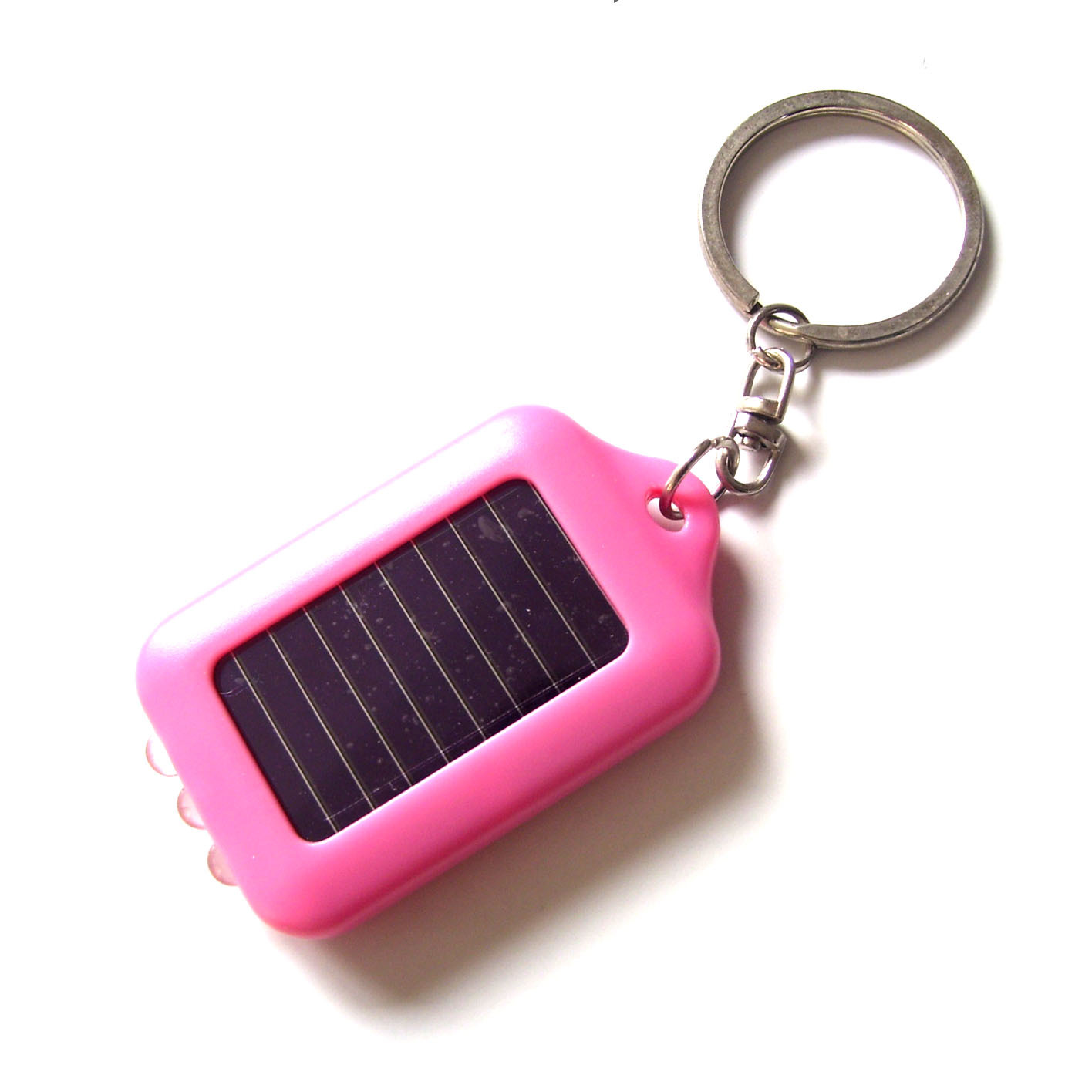 Small flashlight solar-powered