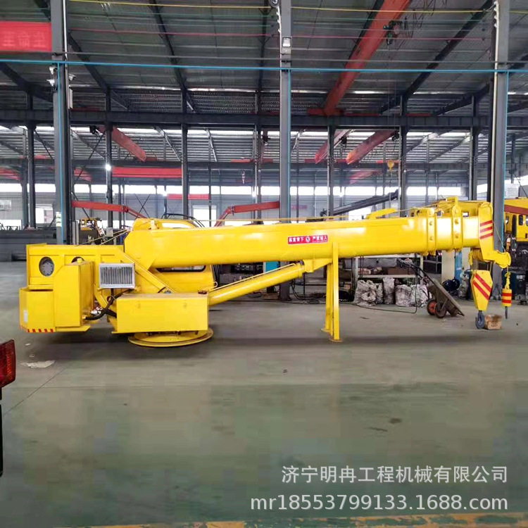 大型车载吊机总成厂家定制各种规格尺寸仰角吊重10吨可上门安装