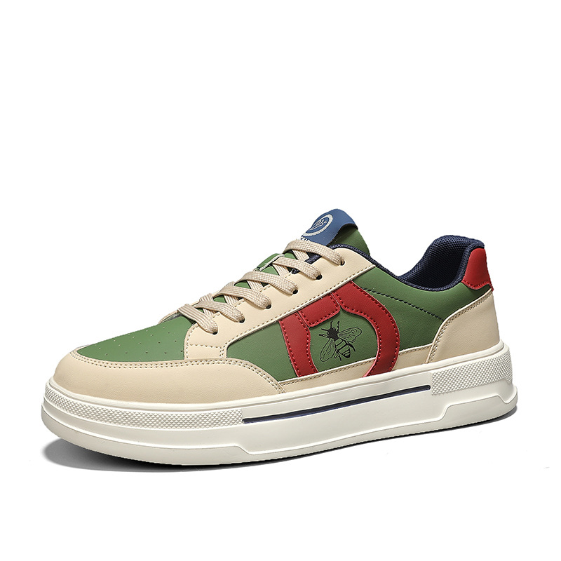 Estación europea nuevo verano transpirable estilo deportivo tendencia personalidad zapatos de patinaje de altura universal bajo casual ultra ligero zapatos de hombre
