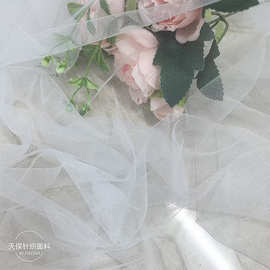现货仙女锦纶美国网蓬蓬裙婚纱舞台裙表演服童装连衣裙瑞士网网纱