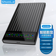 硕乐2.5寸外接SATA数显智能健康检测移动硬盘128G/256G/512G/1TB