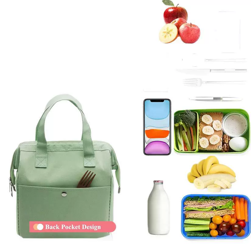 Capacious thermal bag, warm thermos, simple and elegant design