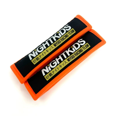 JDM Japan thickened soft and | Seat belt shoulder pad - nightkids-orange