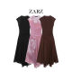 ZARZ homemade European and American style new women's classic pleated silk mesh dress 5039/311/700