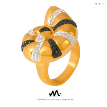 Vintage�йź���˫ɫ���ָʱ�и�����Ʋ���ֶ�18k���羳��Ʒ
