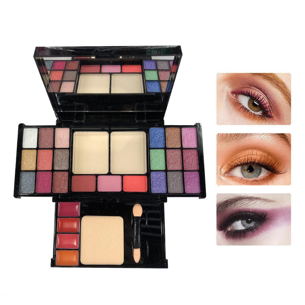 Ventas directas de fábrica Sombra de ojos mate nacarada Color tierra Maquillador Disco de maquillaje Exportación transfronteriza Maquillaje al por mayor