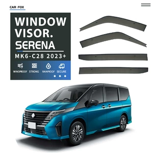 Подходит для Nissan Serena C27 C28. Оконный козырек Serena от дождя.