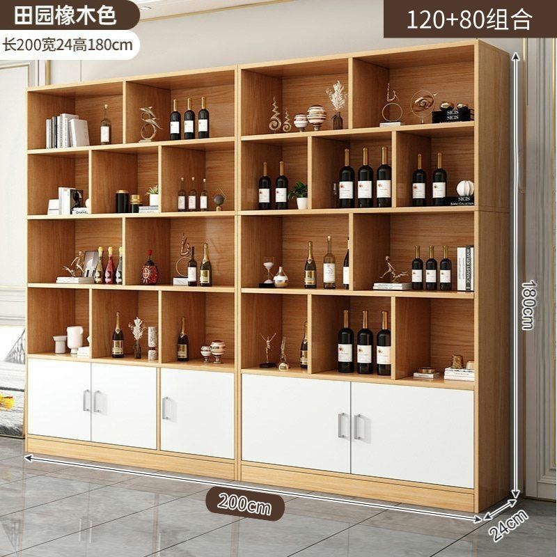 酒柜展示柜客厅家用落地多层红酒产品陈列柜收纳储物柜酒架茶叶柜|undefined