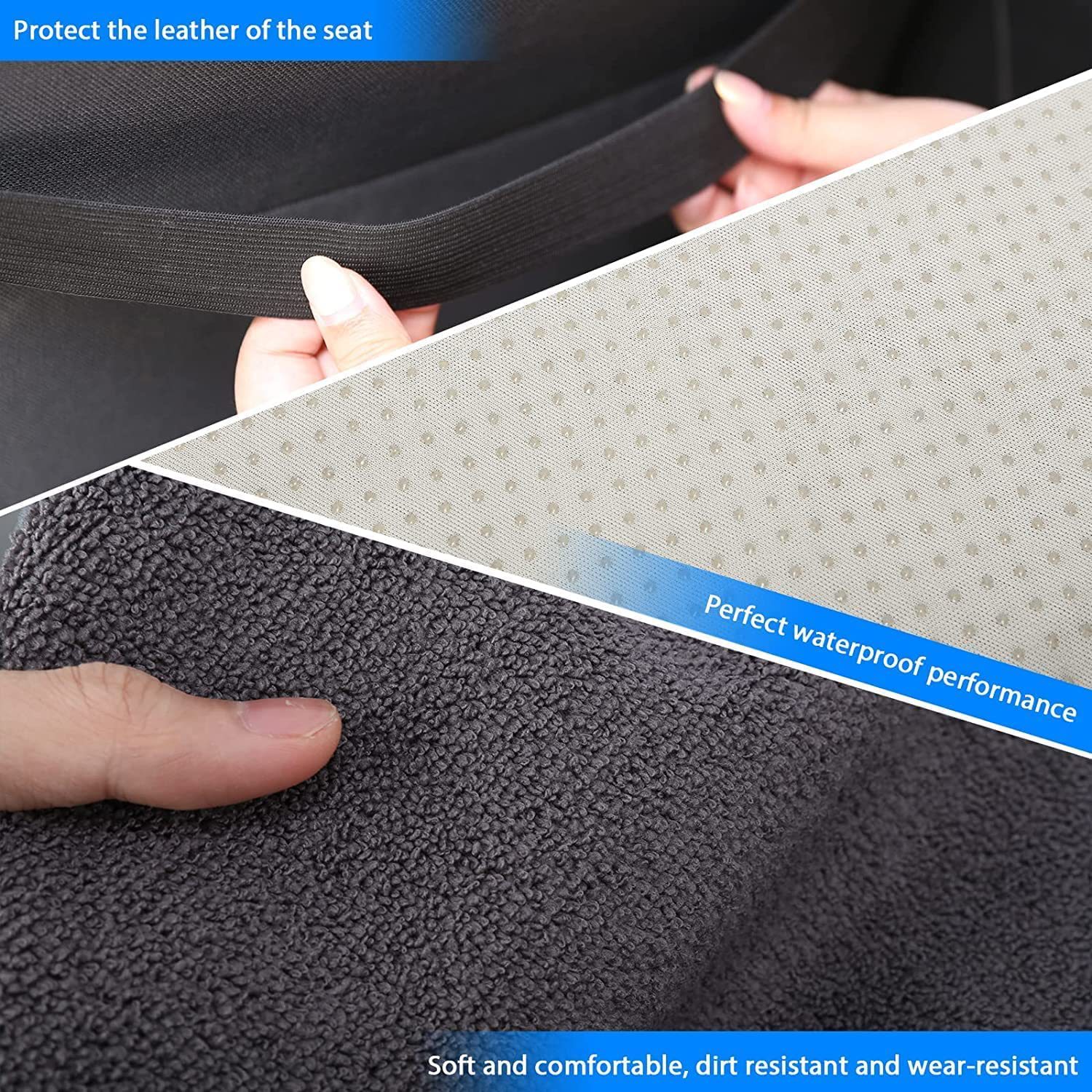 Customized Car Towel Cushion Car Seat Elastic Breathable Protective Cover Four-Season Universal Waterproof Anti-Slip Seat Cover