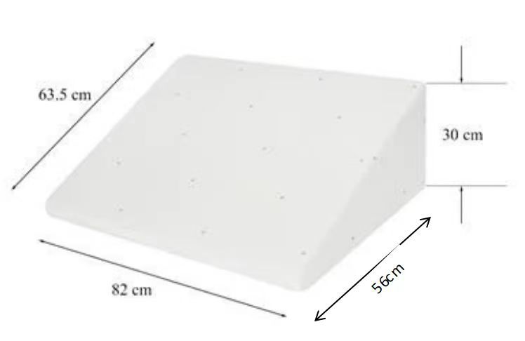 Multifunctional triangle wedge pillow multifunctional nursing cushion triangle slope waist cushion manufacturer