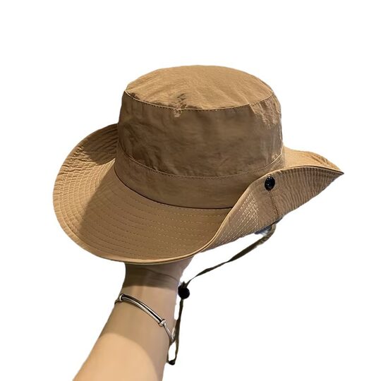 Rongmei Quick-drying Hiking Hat for Women Summer Outdoor Sun Protection Visor Breathable Western Cowboy Hat Fishing Fisherman Hat for Men